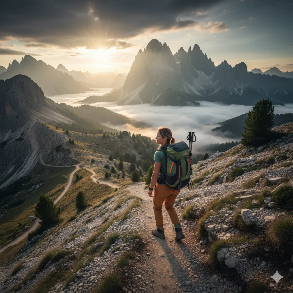 Wavy line chart suggesting gentle ups and downs of daily energy